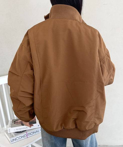 オーバーサイズスタンドカラーブルゾン | CL2254020 | ブラウン