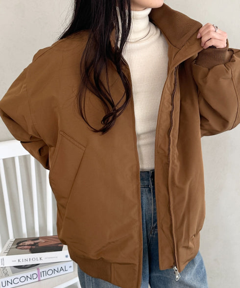 オーバーサイズスタンドカラーブルゾン | CL2254020 | ブラウン