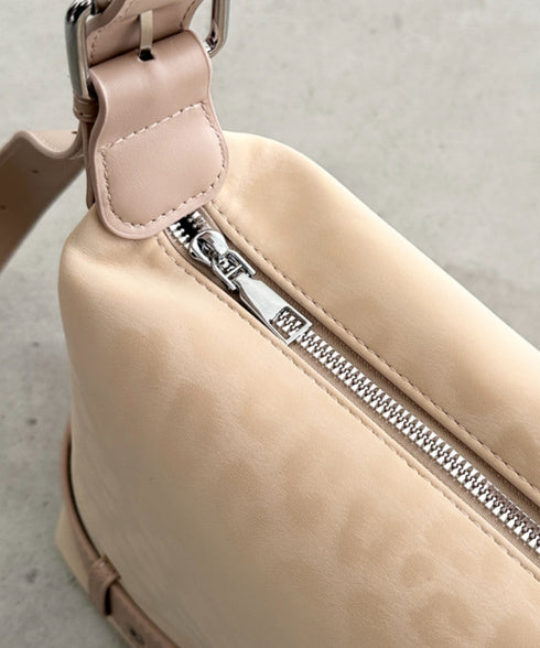 レオパードスクエアベルトショルダーバッグ | BA1256054 | アイボリー