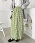 ドットフリフリボリュームロングスカート | SL2256126 | ライトグリーン