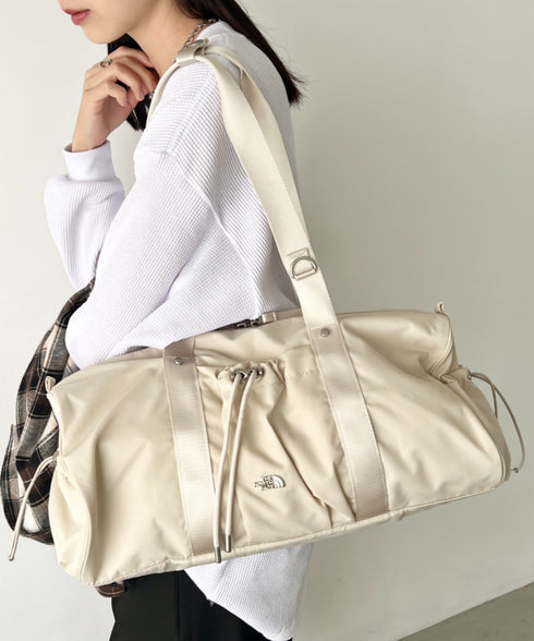 THE NORTH FACE(ザ・ノースフェイス)/軽量 ショルダートートバッグ ダッフルバッグ/BONNEY DUFFLE BAG S | IM1254053 | クリーム