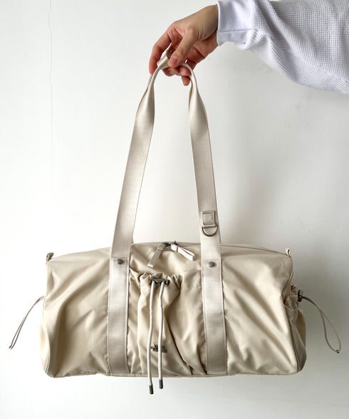 THE NORTH FACE(ザ・ノースフェイス)/軽量 ショルダートートバッグ ダッフルバッグ/BONNEY DUFFLE BAG S | IM1254053 | クリーム