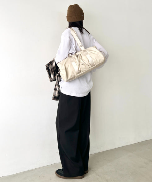 THE NORTH FACE(ザ・ノースフェイス)/軽量 ショルダートートバッグ ダッフルバッグ/BONNEY DUFFLE BAG S | IM1254053 | クリーム