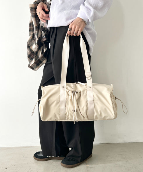 THE NORTH FACE(ザ・ノースフェイス)/軽量 ショルダートートバッグ ダッフルバッグ/BONNEY DUFFLE BAG S | IM1254053 | クリーム