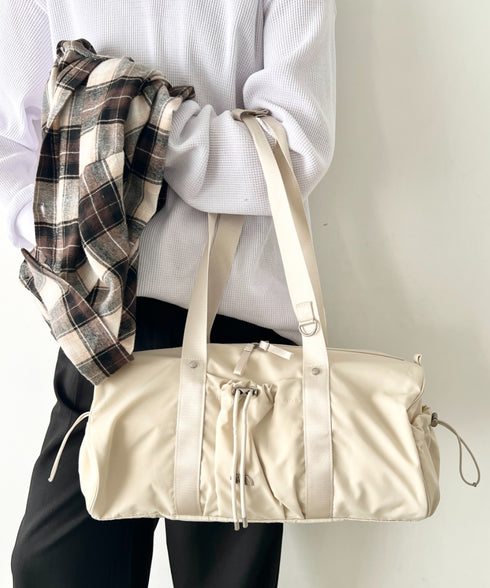 THE NORTH FACE(ザ・ノースフェイス)/軽量 ショルダートートバッグ ダッフルバッグ/BONNEY DUFFLE BAG S | IM1254053 | クリーム