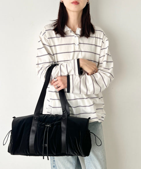 THE NORTH FACE(ザ・ノースフェイス)/軽量 ショルダートートバッグ ダッフルバッグ/BONNEY DUFFLE BAG S | IM1254053 | ブラック系その他