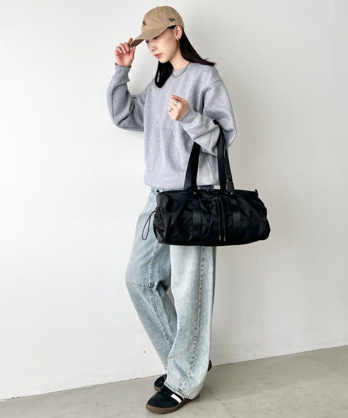 THE NORTH FACE(ザ・ノースフェイス)/軽量 ショルダートートバッグ ダッフルバッグ/BONNEY DUFFLE BAG S | IM1254053 | ブラック