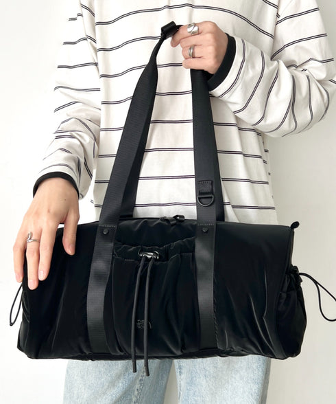 THE NORTH FACE(ザ・ノースフェイス)/軽量 ショルダートートバッグ ダッフルバッグ/BONNEY DUFFLE BAG S | IM1254053 | ブラック系その他