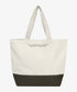 THE NORTH FACE(ザ・ノースフェイス)/A4対応 大容量 キャンバス トートバッグ/BLOCK CANVAS BAG | IM1254055 | クリーム