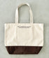 THE NORTH FACE(ザ・ノースフェイス)/A4対応 大容量 キャンバス トートバッグ/BLOCK CANVAS BAG | IM1254055 | クリーム