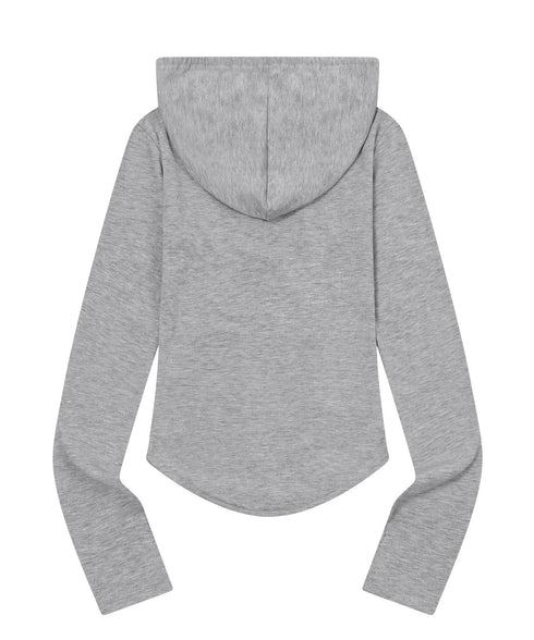 MUCENT(ムセント)/スナップボタン スリム フィット フード Tシャツ/RUEN SIGNATURE SLIM HOOD T | AT2254057 | グレー