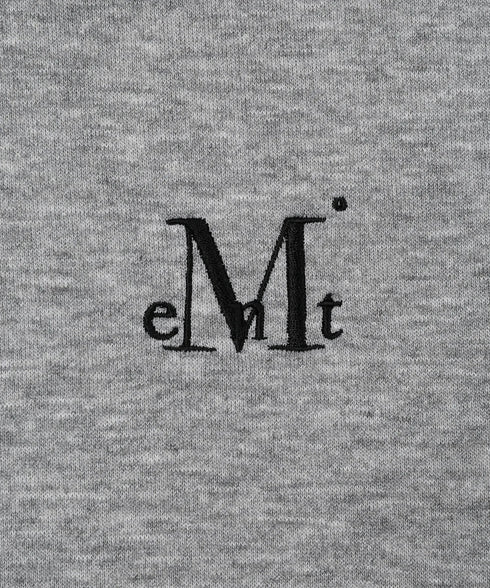 MUCENT(ムセント)/ロゴ刺繍 ベーシック フーディ パーカー/SIGNATURE BASIC LOGO HOOD T | AT2254044 | グレー