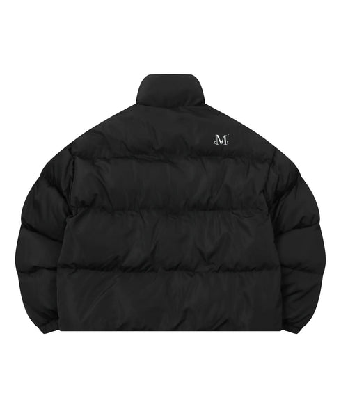 MUCENT(ムセント)/中綿 ジップアップ スタンドカラー ハイネック ダウンジャケット/Hep High Neck Signature Wellon Padding | AT2254047 | ブラック