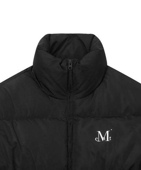 MUCENT(ムセント)/中綿 ジップアップ スタンドカラー ハイネック ダウンジャケット/Hep High Neck Signature Wellon Padding | AT2254047 | ブラック