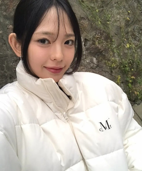 MUCENT(ムセント)/中綿 ジップアップ スタンドカラー ハイネック ダウンジャケット/Hep High Neck Signature Wellon Padding | AT2254047 | ホワイト