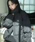 MUCENT(ムセント)/中綿 ジップアップ スタンドカラー ハイネック ダウンジャケット/Hep High Neck Signature Wellon Padding | AT2254047 | ブラック