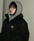 MUCENT(ムセント)/中綿 ジップアップ スタンドカラー ハイネック ダウンジャケット/Hep High Neck Signature Wellon Padding | AT2254047 | ブラック