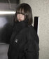 MUCENT(ムセント)/中綿 ジップアップ スタンドカラー ハイネック ダウンジャケット/Hep High Neck Signature Wellon Padding | AT2254047 | ブラック