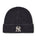 MLB KOREA(エムエルビーコリア)/ヴィンテージ ロゴ ダメージ ビーニー ニット帽/Vintage basic mid beanie | AT5254049 | ブラック