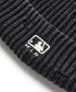 MLB KOREA(エムエルビーコリア)/ヴィンテージ ロゴ ダメージ ビーニー ニット帽/Vintage basic mid beanie | AT5254049 | ブラック