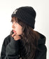 MLB KOREA(エムエルビーコリア)/ヴィンテージ ロゴ ダメージ ビーニー ニット帽/Vintage basic mid beanie | AT5254049 | ブラック