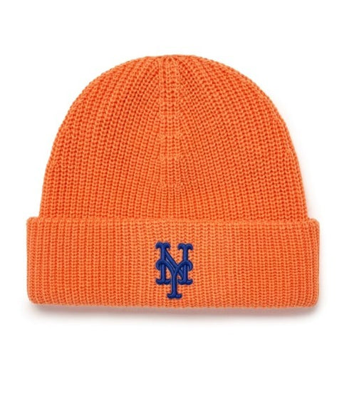 MLB KOREA(エムエルビーコリア)/ロゴ刺繍ビーニー ニット帽/New jelly mid-binnie | AT5254050 | オレンジ