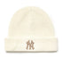 MLB KOREA(エムエルビーコリア)/ロゴ刺繍ビーニー ニット帽/New jelly mid-binnie | AT5254050 | クリーム