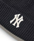 MLB KOREA(エムエルビーコリア)/ロゴ刺繍ビーニー ニット帽/New jelly mid-binnie | AT5254050 | ブラック