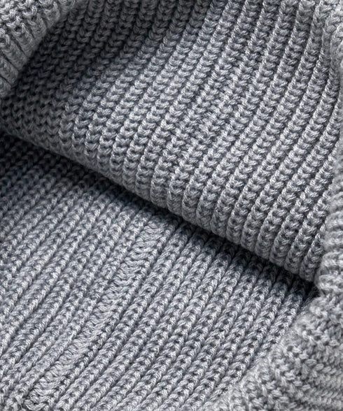 MLB KOREA(エムエルビーコリア)/ロゴ刺繍ビーニー ニット帽/New jelly mid-binnie | AT5254050 | グレー