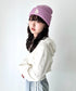 MLB KOREA(エムエルビーコリア)/ロゴ刺繍ビーニー ニット帽/New jelly mid-binnie | AT5254050 | ピンク
