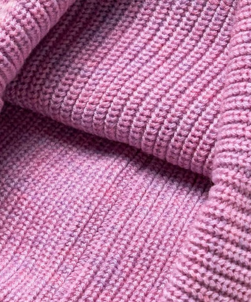 MLB KOREA(エムエルビーコリア)/ロゴ刺繍ビーニー ニット帽/New jelly mid-binnie | AT5254050 | ピンク