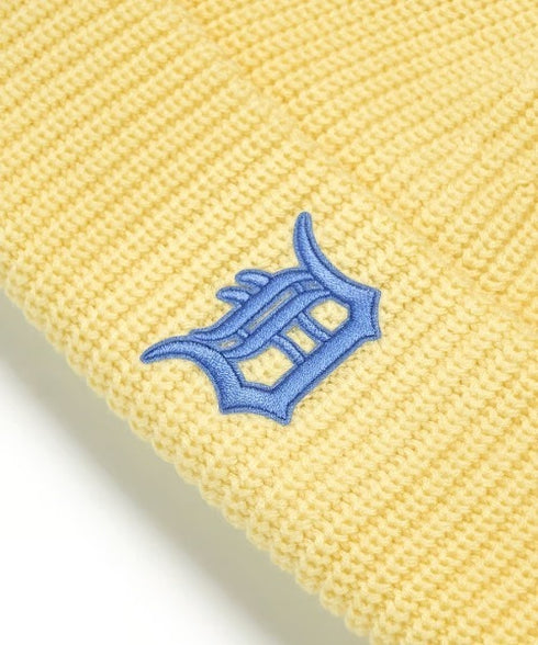 MLB KOREA(エムエルビーコリア)/ロゴ刺繍ビーニー ニット帽/New jelly mid-binnie | AT5254050 | イエロー