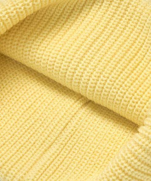 MLB KOREA(エムエルビーコリア)/ロゴ刺繍ビーニー ニット帽/New jelly mid-binnie | AT5254050 | イエロー