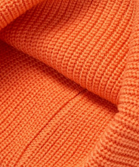 MLB KOREA(エムエルビーコリア)/ロゴ刺繍ビーニー ニット帽/New jelly mid-binnie | AT5254050 | オレンジ