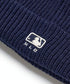 MLB KOREA(エムエルビーコリア)/ロゴ刺繍ビーニー ニット帽/New jelly mid-binnie | AT5254050 | ネイビー