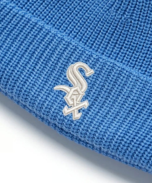 MLB KOREA(エムエルビーコリア)/ロゴ刺繍ビーニー ニット帽/New jelly mid-binnie | AT5254050 | ブルー系その他