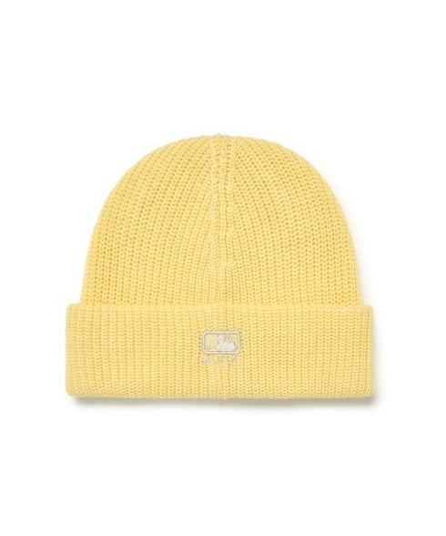 MLB KOREA(エムエルビーコリア)/ロゴ刺繍ビーニー ニット帽/New jelly mid-binnie | AT5254050 | イエロー