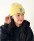 MLB KOREA(エムエルビーコリア)/ロゴ刺繍ビーニー ニット帽/New jelly mid-binnie | AT5254050 | イエロー