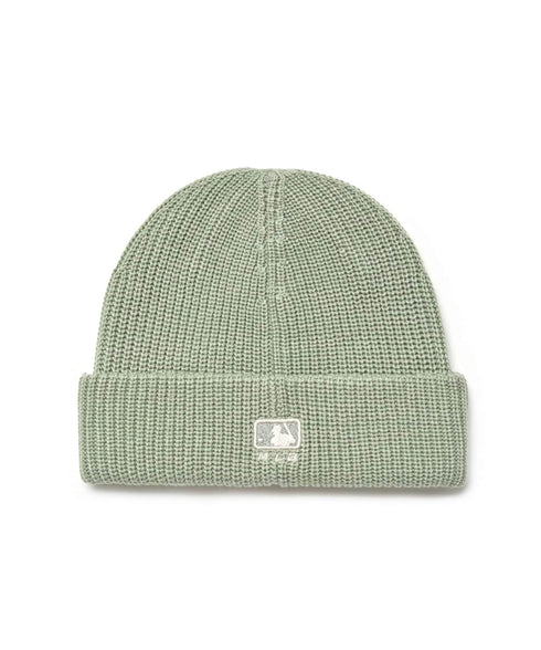 MLB KOREA(エムエルビーコリア)/ロゴ刺繍ビーニー ニット帽/New jelly mid-binnie | AT5254050 | グリーン