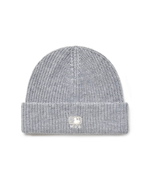 MLB KOREA(エムエルビーコリア)/ロゴ刺繍ビーニー ニット帽/New jelly mid-binnie | AT5254050 | グレー