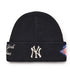 MLB KOREA(エムエルビーコリア)/ロゴパッチ ワッペン ビーニー ニット帽/Patch beanie | AT5254051 | ブラック