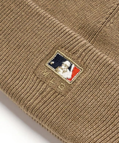 MLB KOREA(エムエルビーコリア)/ロゴパッチ ワッペン ビーニー ニット帽/Patch beanie | AT5254051 | ベージュ
