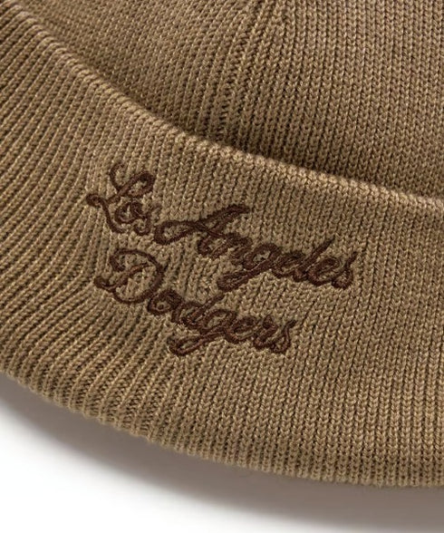 MLB KOREA(エムエルビーコリア)/ロゴパッチ ワッペン ビーニー ニット帽/Patch beanie | AT5254051 | ベージュ