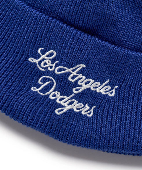 MLB KOREA(エムエルビーコリア)/ロゴパッチ ワッペン ビーニー ニット帽/Patch beanie | AT5254051 | ブルー