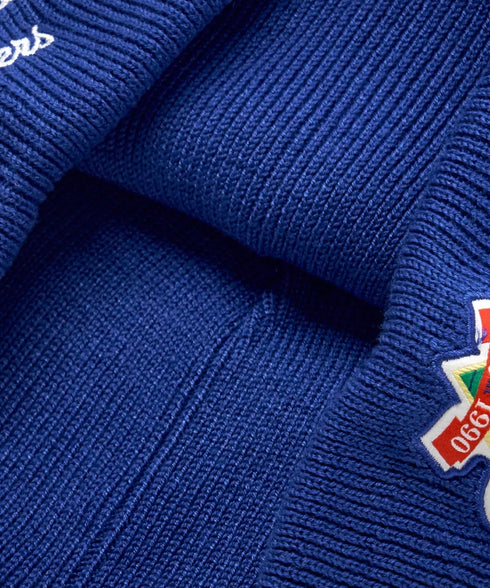 MLB KOREA(エムエルビーコリア)/ロゴパッチ ワッペン ビーニー ニット帽/Patch beanie | AT5254051 | ブルー