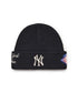 MLB KOREA(エムエルビーコリア)/ロゴパッチ ワッペン ビーニー ニット帽/Patch beanie | AT5254051 | ブラック