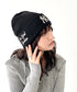 MLB KOREA(エムエルビーコリア)/ロゴパッチ ワッペン ビーニー ニット帽/Patch beanie | AT5254051 | ブラック