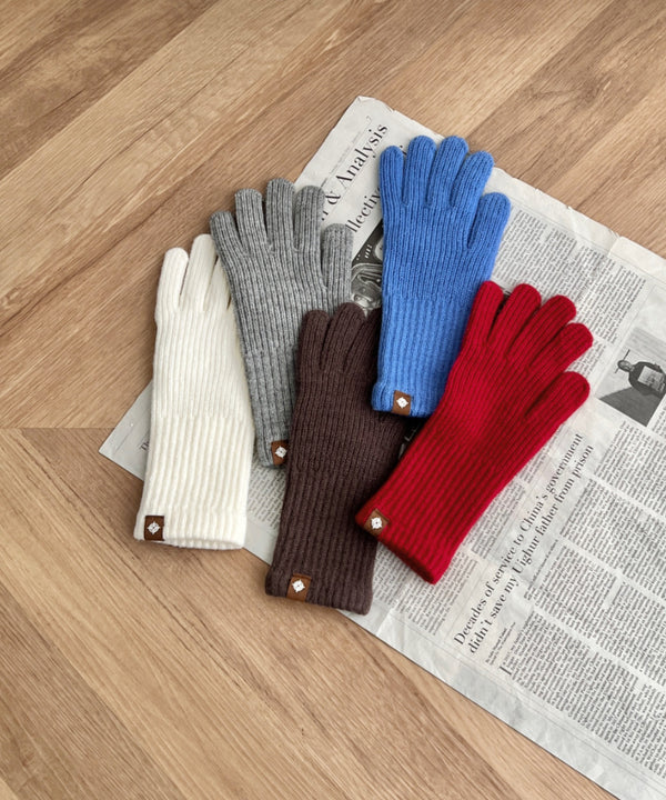 【10色展開】ユニセックススマホ対応ニット手袋 | CL6254022 | グレー