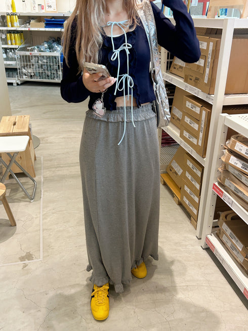 折り返しデザインスカート | SL2243686 | グレー