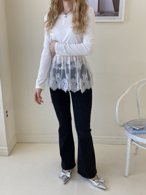 バタフライチェーンSETフレアデニム | SL2251618 | ブラック